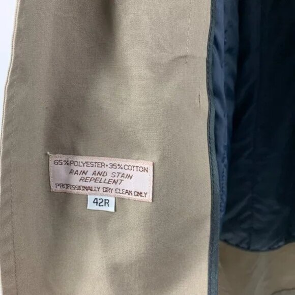 Christian Dior Le Connaisseur taupe double-breasted trench coat size 42R - Picture 7 of 8